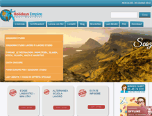 Tablet Screenshot of holidaysempire.com